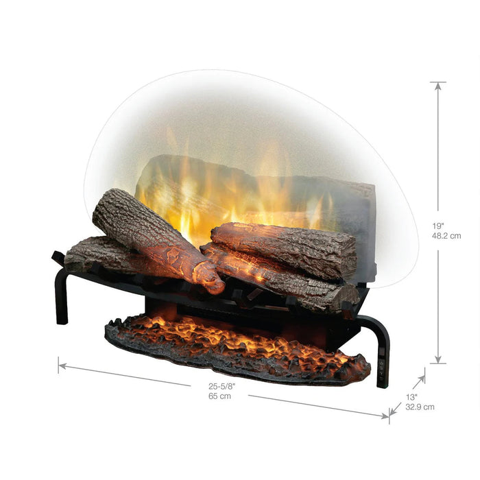 Dimplex Revillusion 25-Inch Electric Fireplace Insert Fresh Cut Log Set (RLG25FC) Dimplex