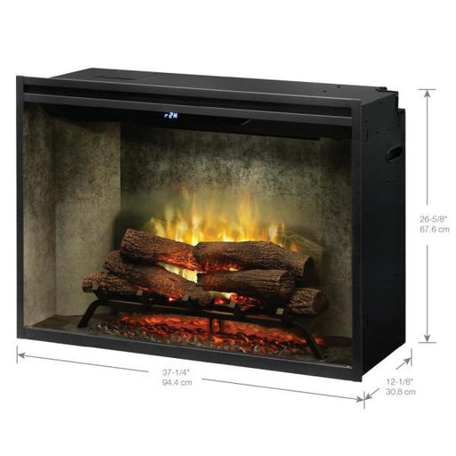Dimplex Revillusion 36-Inch Built-In Electric Fireplace Insert Weathered Concrete (RBF36WC) Dimplex