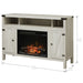 Sadie Media Console Electric Fireplace With Logs (C3P23LR-2051SP) - detail close-up