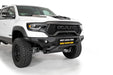 Addictive Desert Designs 2021-2024 RAM 1500 TRX Bomber Front Bumper (20 Inch Lights) – on the trail, image 5 of 10