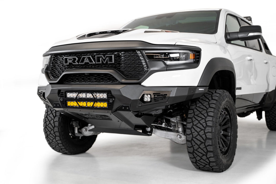 Addictive Desert Designs 2021-2024 RAM 1500 TRX Bomber Front Bumper (20 Inch Lights) – image 2 of 10