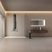Dolce Luxury Shower Panel with Rainfall Showerhead, Body Jets, and Aromatherapy by Cascada Showers - Dimensions