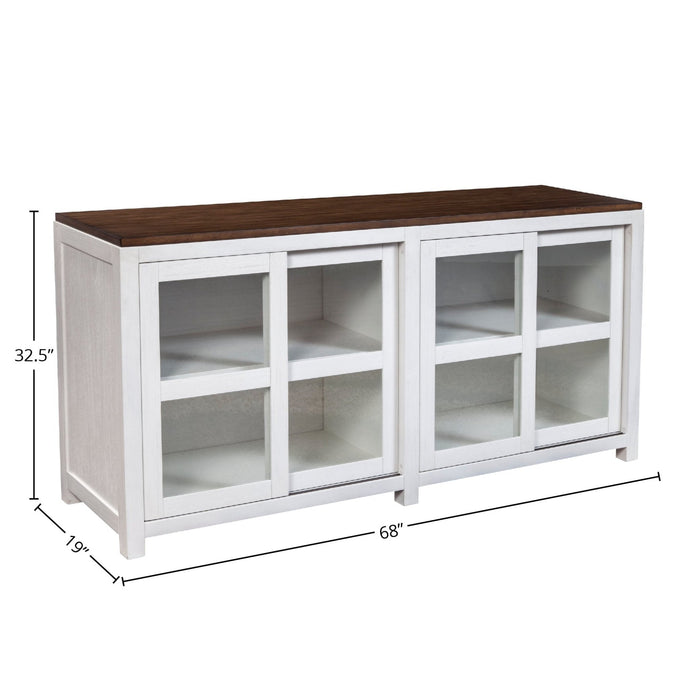 Alpine Furniture Donham Large Display Cabinet