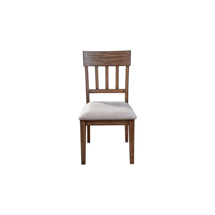 Alpine Furniture Donham Set of 2 Side Chairs, Brown