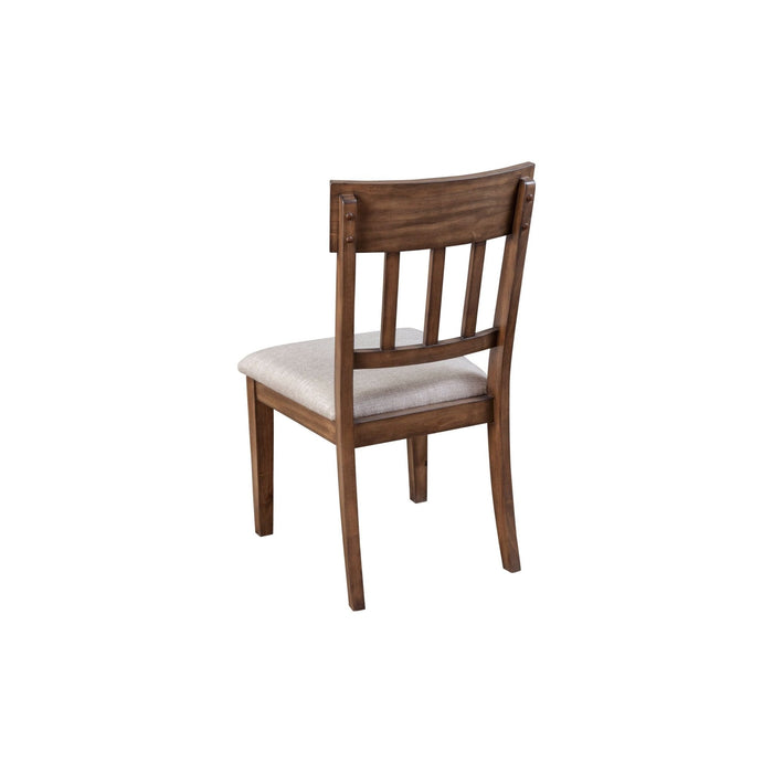 Alpine Furniture Donham Set of 2 Side Chairs, Brown