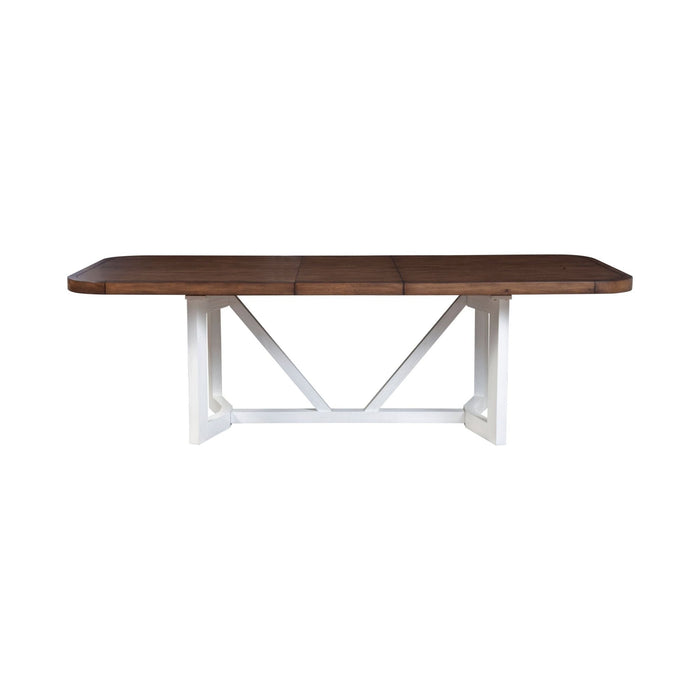 Alpine Furniture Donham Two Tone Dining Table
