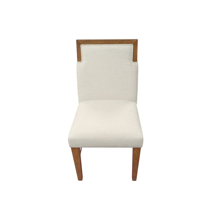 Alpine Furniture Cleo Donte Oak Side Chairs, Set of 2