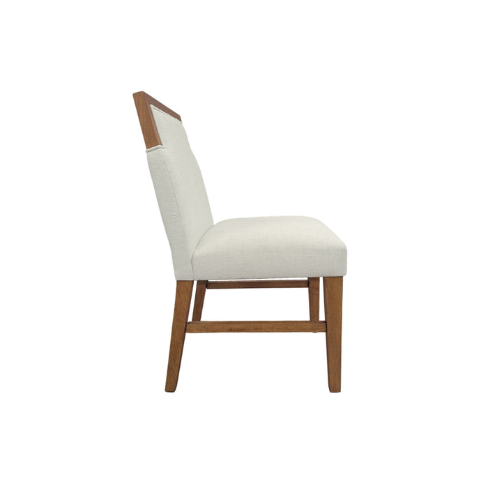 Alpine Furniture Cleo Donte Oak Side Chairs, Set of 2