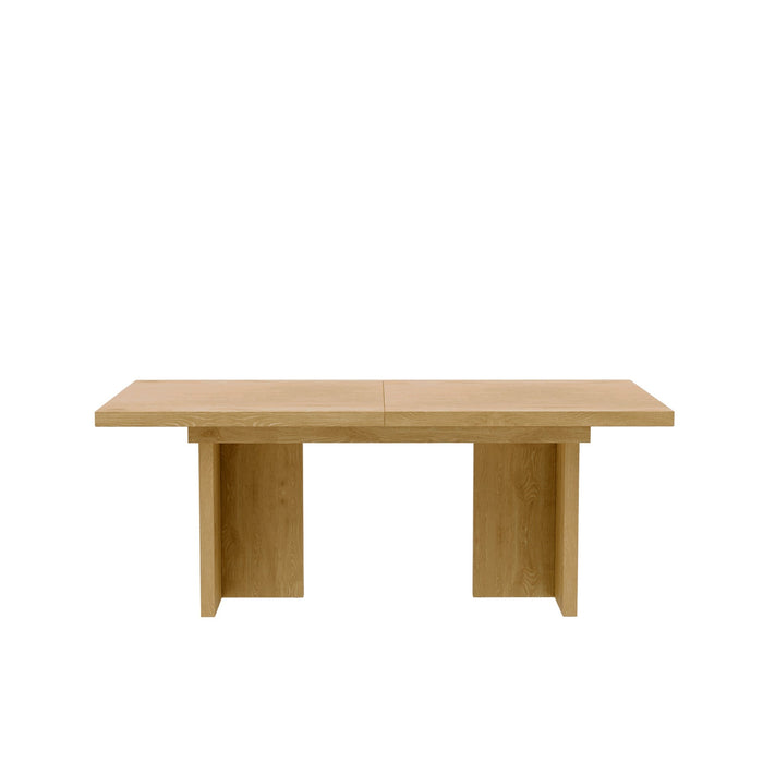 Alpine Furniture Cleo Donte Self Storage Extension Dining Table, Natural
