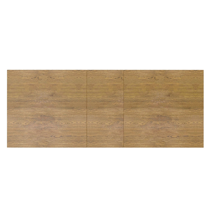 Alpine Furniture Cleo Donte Self Storage Extension Dining Table, Oak