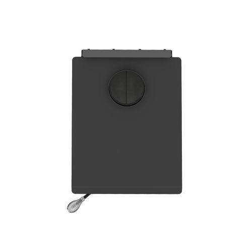Drolet Escape 1200 N DB03183 wood stove top view of the 6 inch flue outlet