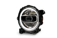 DV8 Offroad 2018-2026 Jeep Wrangler JL & Gladiator JT LED Headlights Chrome – on the trail, image 14 of 16