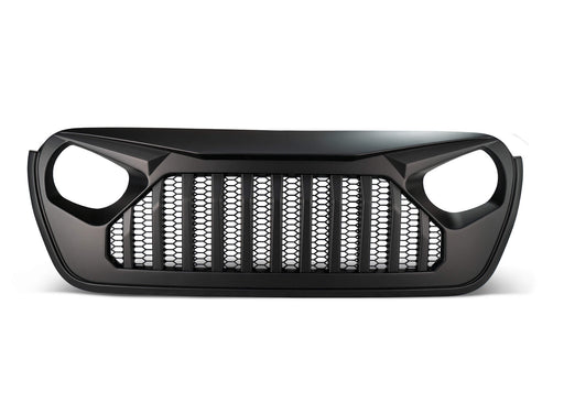 DV8 Offroad 2020-2026 Jeep Wrangler JL & Gladiator JT Replacement Grille Black – on the trail, image 1 of 16