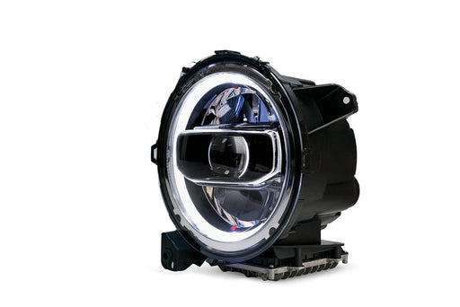 DV8 Offroad 2018-2026 Jeep Wrangler JL & Gladiator JT LED Headlights Chrome – on the trail, image 1 of 16