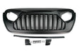 DV8 Offroad 2020-2026 Jeep Wrangler JL & Gladiator JT Replacement Grille Black – on the trail, image 6 of 16