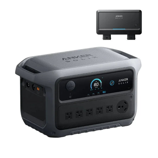 Green Vista Living Anker SOLIX C2000 Gen2 Portable Power Station + Car Alternator Charger - Main Product Image