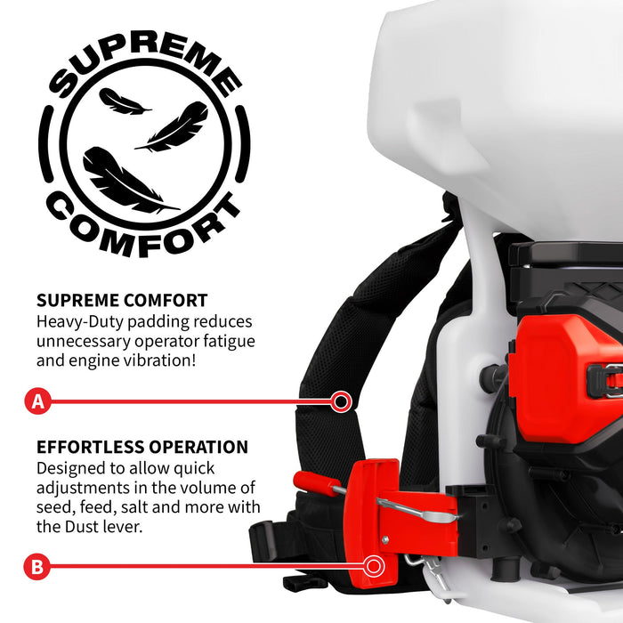 Tomahawk Power 5 Gal Battery-Powered Fertilizer Spreader Broadcast Lawn Seed Ice Melt Salt - Product Image 9