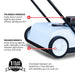Tomahawk Power 22" Battery Powered Push Sweeper With Double Brush System 18V Lithium-Ion - Product Image 9