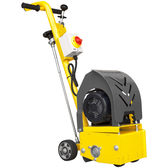 Tomahawk Power Electric 8” Concrete Scarifier Planer Grinder for Sidewalk Trip Hazard Repair, Traffic Line Removal