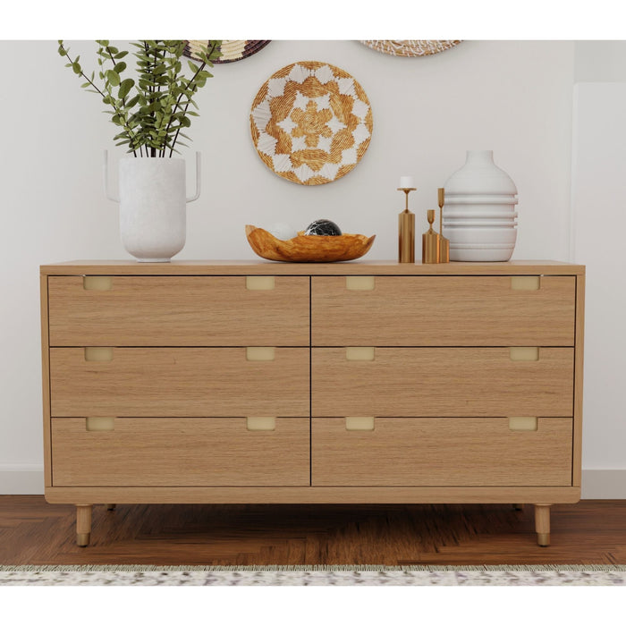 Alpine Furniture Easton Six Drawer Dresser