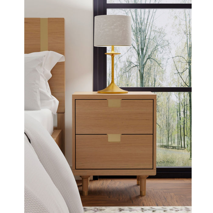 Alpine Furniture Easton Two Drawer Nightstand