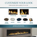 Majestic Echelon II 72" Top Direct Vent Fireplace With IntelliFire Touch Ignition System (NG) Majestic