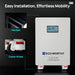 Green Vista Living ECO-WORTHY 51.2V 314Ah LiFePO4 Battery| Solar Battery Backup for home Power Station - Installation View