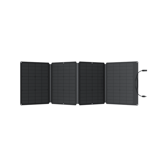 Green Vista Living EcoFlow 110W Portable Solar Panel | Lightweight, Durable, & Waterproof Solar Panel with... - Side View