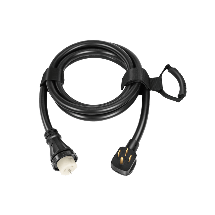 50 Amp NEMA 14-50P TO SS2-50R Generator Cord (15 Feet) - front view