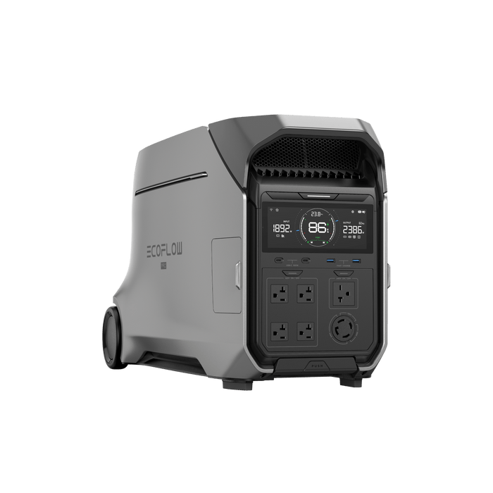 Green Vista Living EcoFlow DELTA Pro 3 Portable Power Station Solar Generator - Close-Up