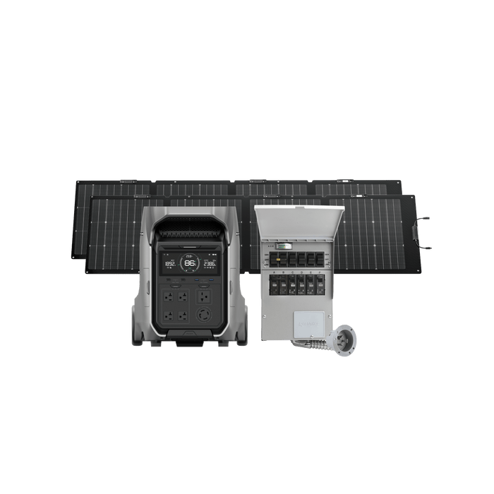 Green Vista Living EcoFlow DELTA Pro 3 Portable Power Station Solar Generator - View 11