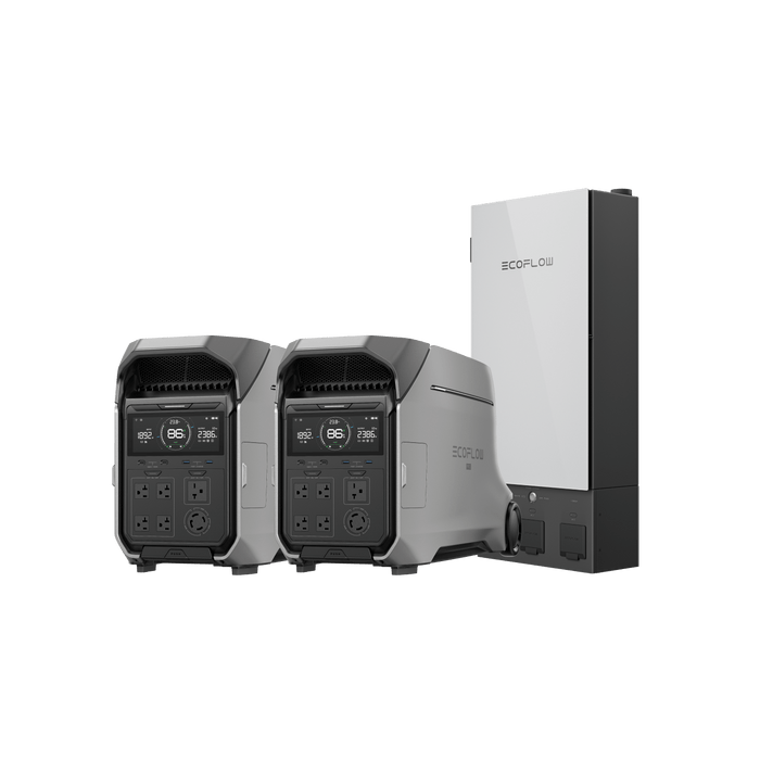 DELTA Pro 3 + Smart Home Panel 2 - angled view