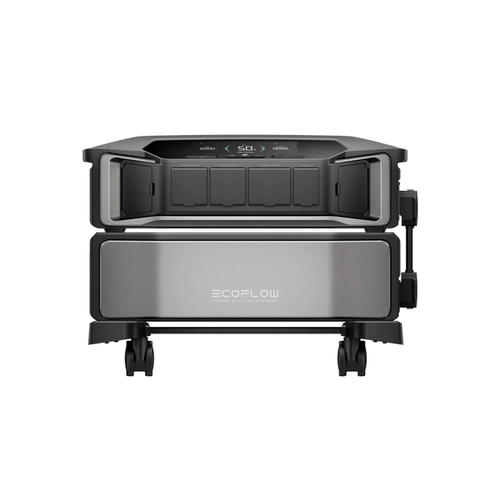 Green Vista Living EcoFlow DELTA Pro Ultra + DELTA Pro Ultra Extra Battery (1 × Inverter + 2 ×... Dpu-Bundle - Side View