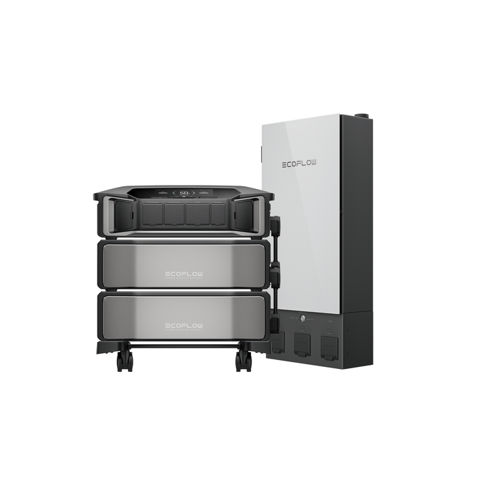 EcoFlow DPU-BUNDLE DELTA Pro Ultra + DELTA Pro Ultra Extra Battery (1 × Inverter + 2 × Batteries) EcoFlow DELTA Pro Ultra Whole-Home Backup Power (UL 9540 Certificated)