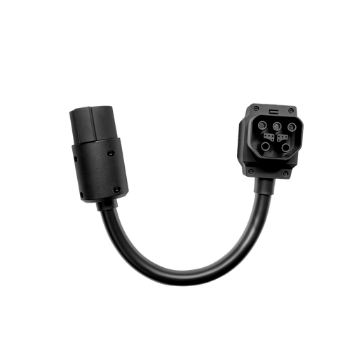 EV Charger to Portable Power Station Adaptor (SAE J1772 to 5P8 Port, 50A) - front view