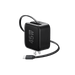 RAPID Charger (45W, Retractable Cable, GaN) - angled view