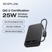 RAPID Mag Qi2.2 Magnetic Power Bank (10,000mAh, 25W, Built-in USB-C Cable) - detail view