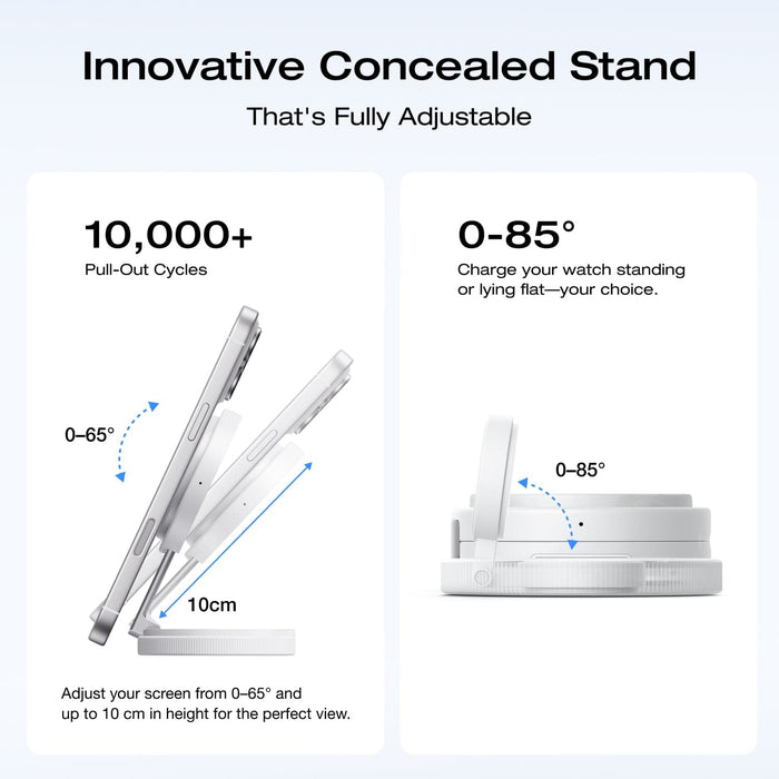 RAPID Mag Qi2.2 Wireless Charging Station (3-in-1 Foldable) - ports and outputs