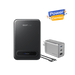 RAPID Mag Qi2 Power Bank (10K, 15W) + RAPID 65W GaN Charger with 100W Cable - front view