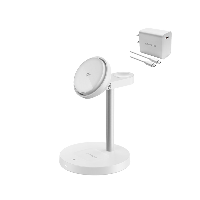 RAPID Mag Wireless Charging Stand (3-in-1) - front view