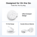 RAPID Mag Qi2.2 Wireless Charging Station (3-in-1 Foldable) - size and scale