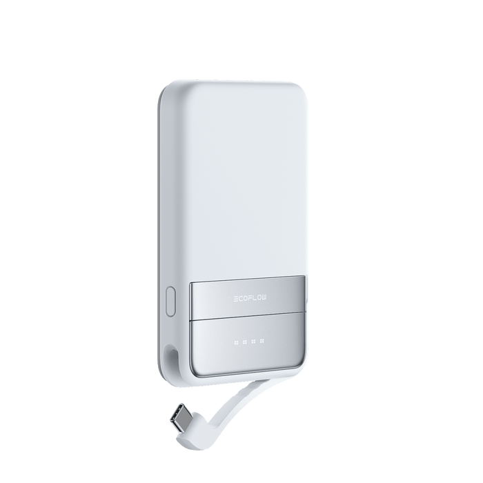 RAPID Magnetic Power Bank (5000mAh) - angled view