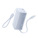 RAPID Power Bank (10K, 45W, Retractable Cable) - detail view