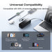 RAPID Power Bank (25,000mAh, 170W, 100W Built-In and Retractable Cables) - ports and outputs