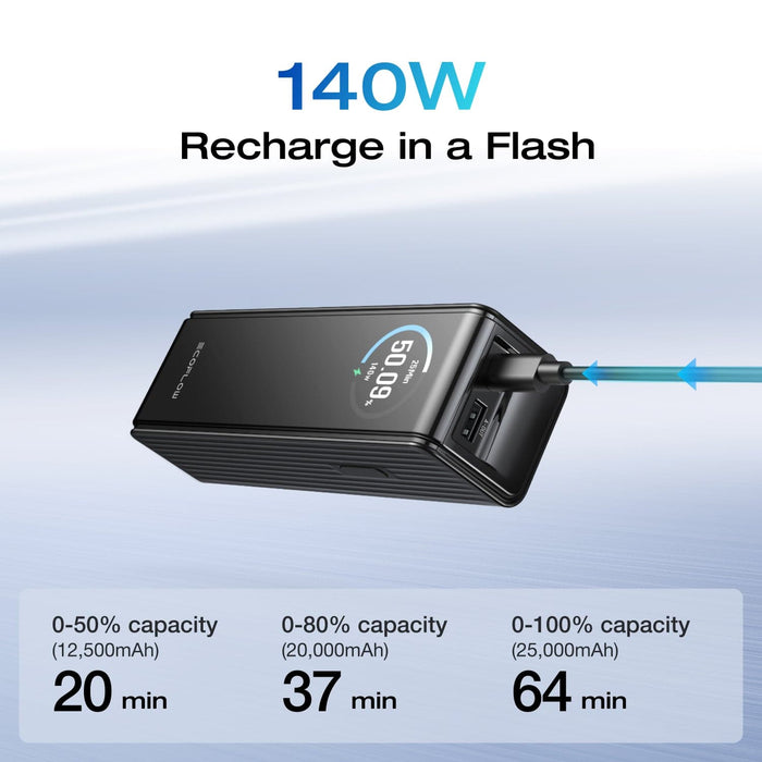 RAPID Power Bank (25,000mAh, 170W) - in use