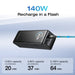 RAPID Power Bank (25,000mAh, 170W) - in use