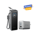 RAPID Power Bank (25K, 170W, 100W Built-In and Retractable Cables) + 100W Charger - angled view