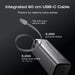 RAPID Pro Power Bank(20,000mAh, 230W, 100W Built-in Cable) - ports and outputs