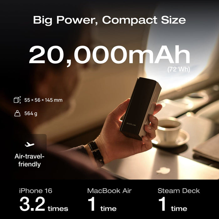 RAPID Pro Power Bank(20,000mAh, 230W, 100W Built-in Cable) - in use