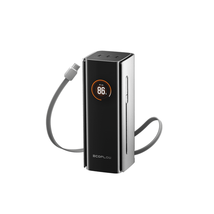 RAPID Pro Power Bank(20,000mAh, 230W, 100W Built-in Cable) - front view